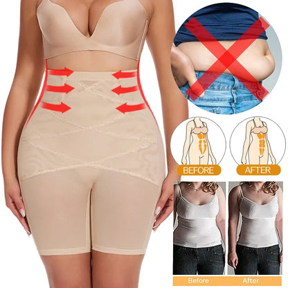 High-Waisted Tummy Control Butt Lifter Body Shaper Panties