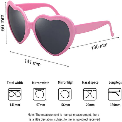 Women’s Heart-Shaped Diffraction Glasses