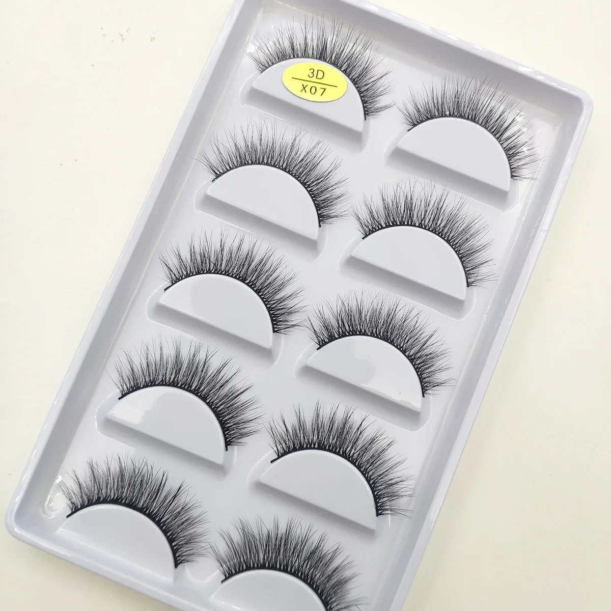 38 Style 5 Pairs Natural 3D Mink False Eyelashes