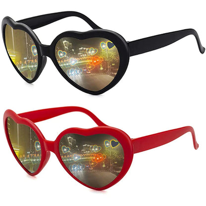 Women’s Heart-Shaped Diffraction Glasses