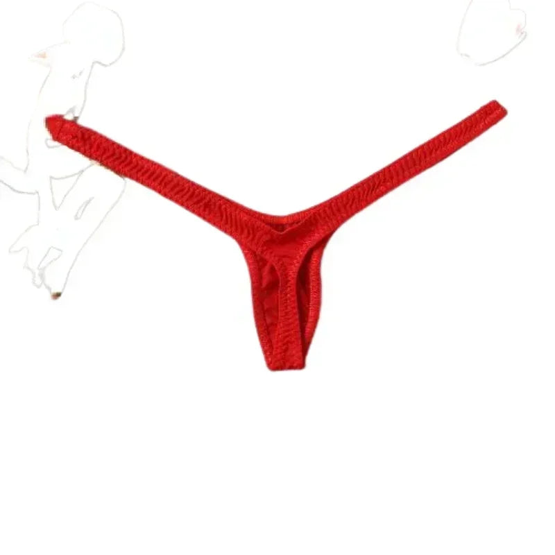 Deep V Thong Bikini Bottom Women&