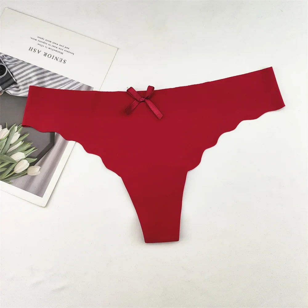 Seamless T-Shaped Bikini G-String Panties