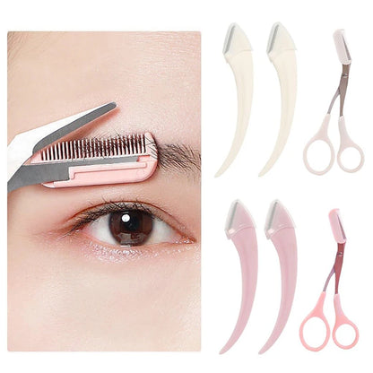 Precision Eyebrow Trimming Set: Professional Grooming Tools