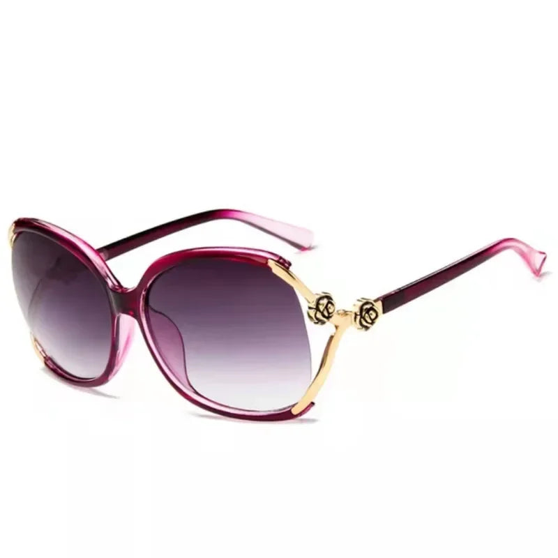 Large Frame Circular Sunglasses for Women