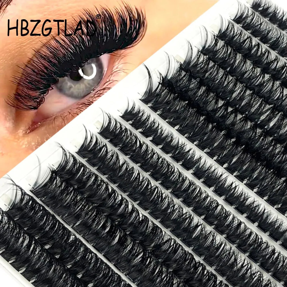 Russian Volume Lash Clusters – Mixed Tray Natural Mink Lashes (30D-80D)