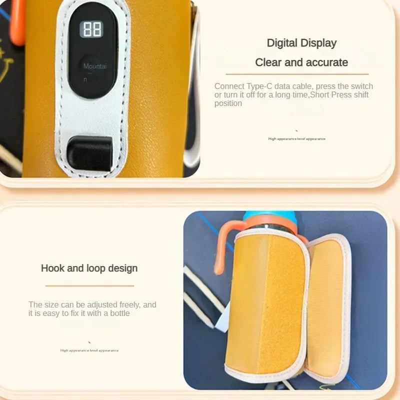 USB Portable Baby Bottle Warmer with Digital Display