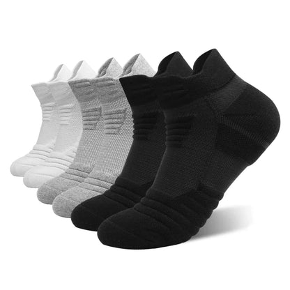 3 Pairs Mesh Sports Terry Socks