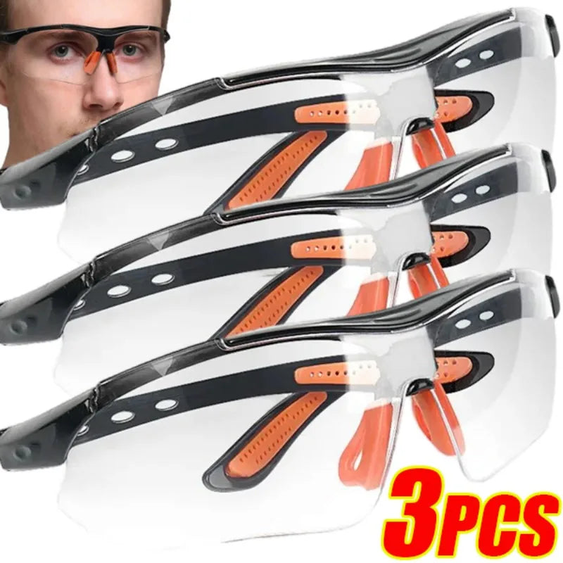 1/3pcs Clear Safety Goggles