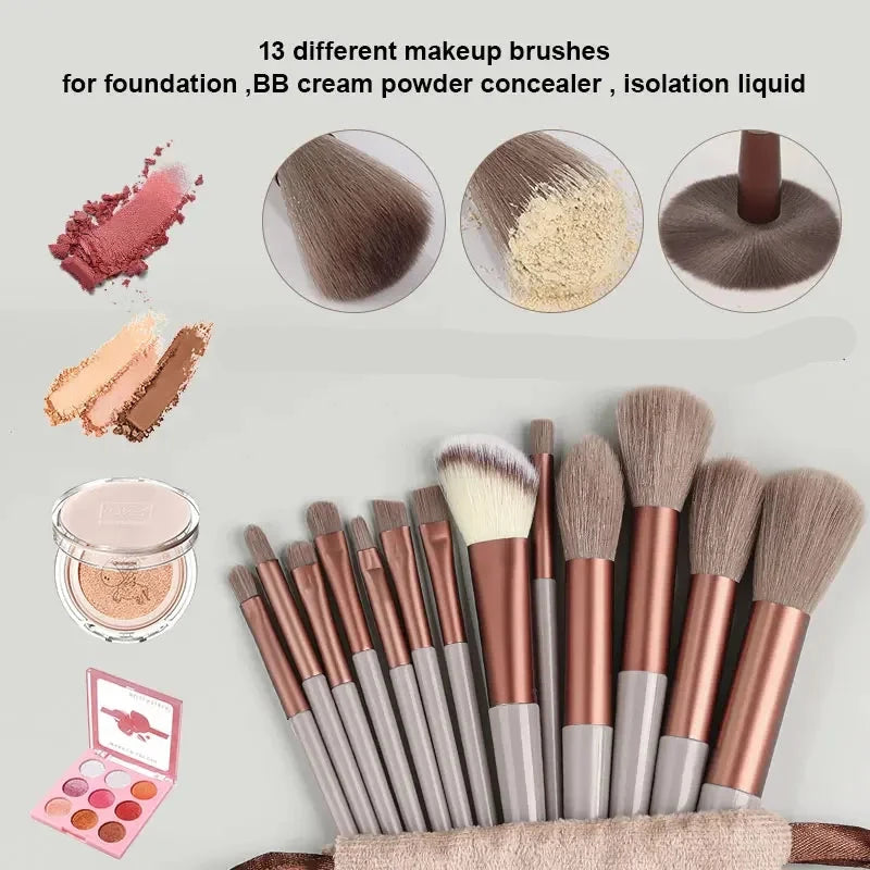 New 8/20Pcs Makeup Brush Set Eyeshadow Brush detail Concealer Blush Loose Powder Foundation Highlighter Soft Fluffy Beauty Tools