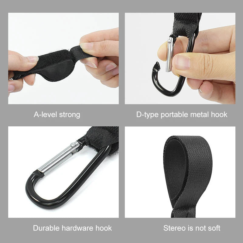 Aluminum Alloy Stroller Hook Clip