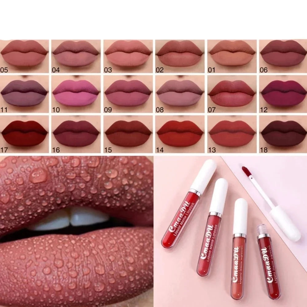 Sexy Long Lasting Velvet Matte Lip Gloss Liquid Lipstick