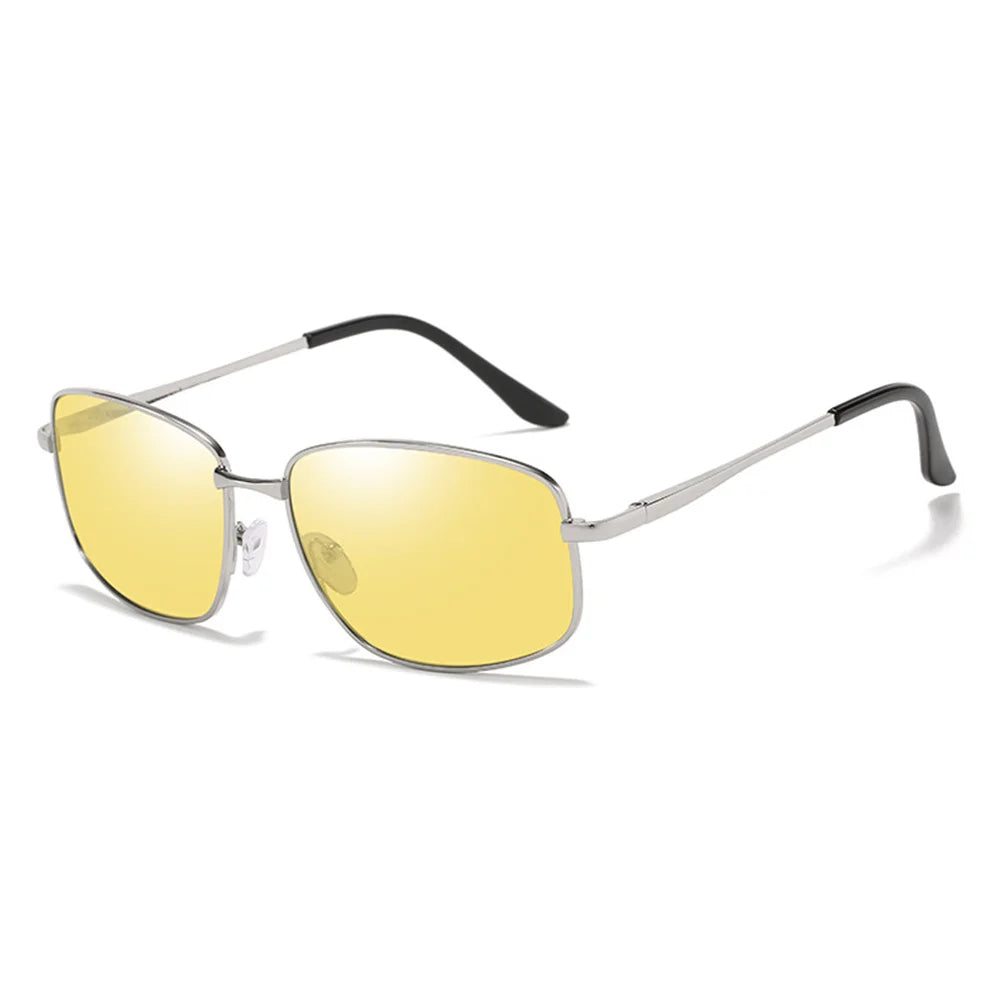 Metal Frame Yellow Lens for Men