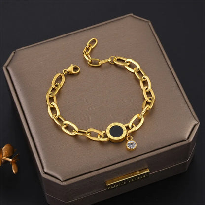 Luxury Gold Chain Bracelet – Durable 316L Stainless Steel Women’s Jewelry