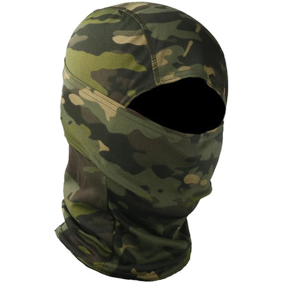 Military Camouflage Outdoor Tactical Head Face Cover for Mountaineering and Cycling