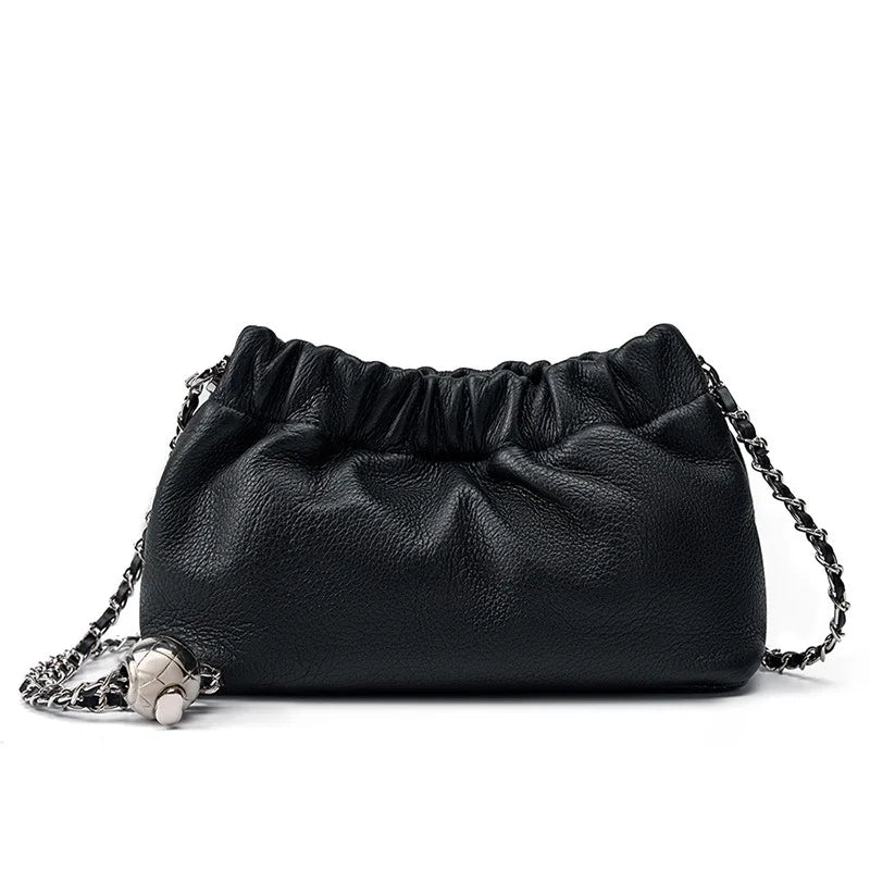 Genuine Leather Cloud Bag for Women