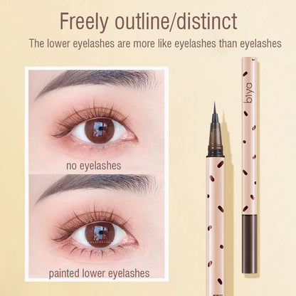 New Ultra-fine Eyelash Pen Long Lasting Waterproof Eyeliner Liquid Pen Smooth Quick-drying Eye Makeup