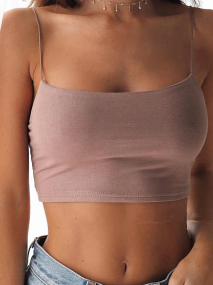 Sexy Black Halter Crop Top - Women&