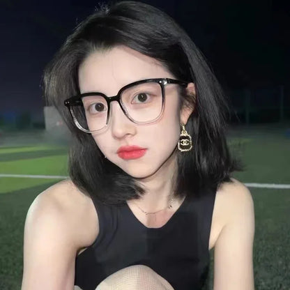 Transparent Black Optical Glasses for Women