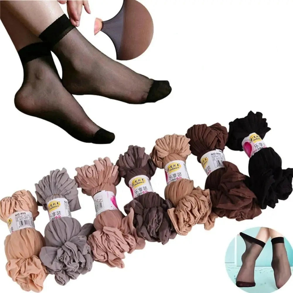 High Quality Summer Thin Silk Socks