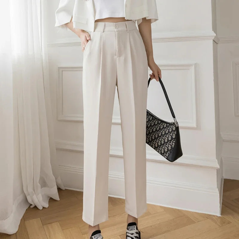 Casual Women Suit Pants