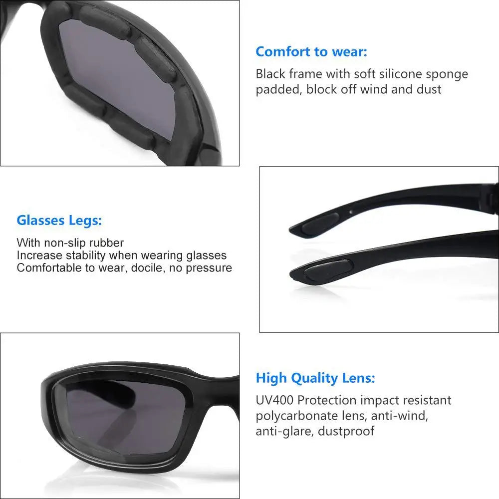 Universal Motorcycle Polarized Sunglasses