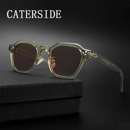 CATERSIDE Retro Polarized Sunglasses for Men &amp; Women