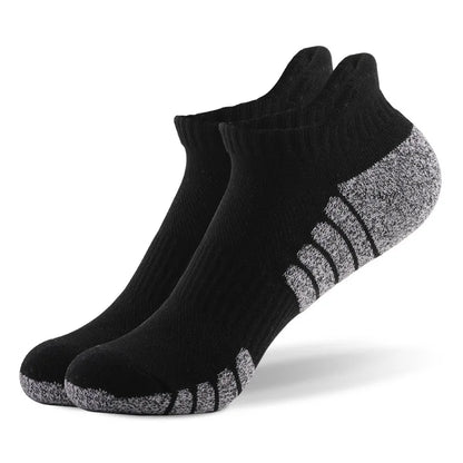 Thickened Towel Bottom Running Socks - 3 Pairs