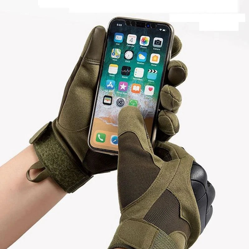 Tactical Military Gloves – Full-Finger, Touch-Screen, and Durable for Outdoor Sports