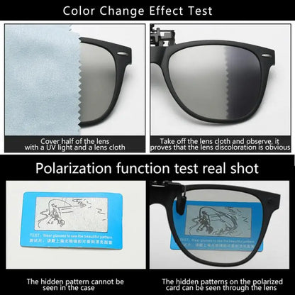 TR90 Polarized Flip-Up Clip-On Sunglasses