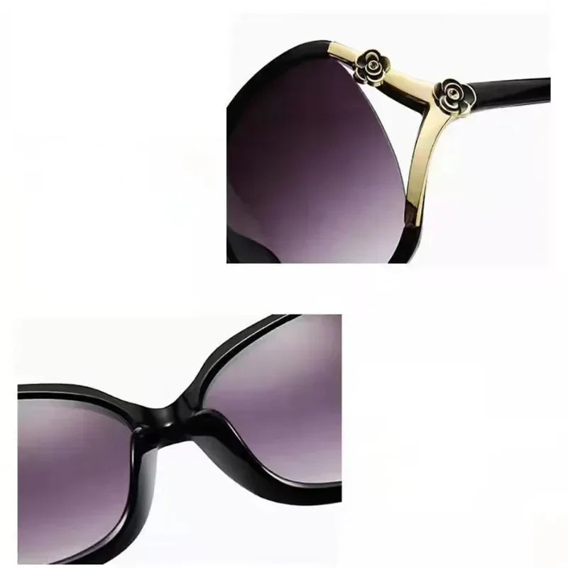 Large Frame Circular Sunglasses for Women