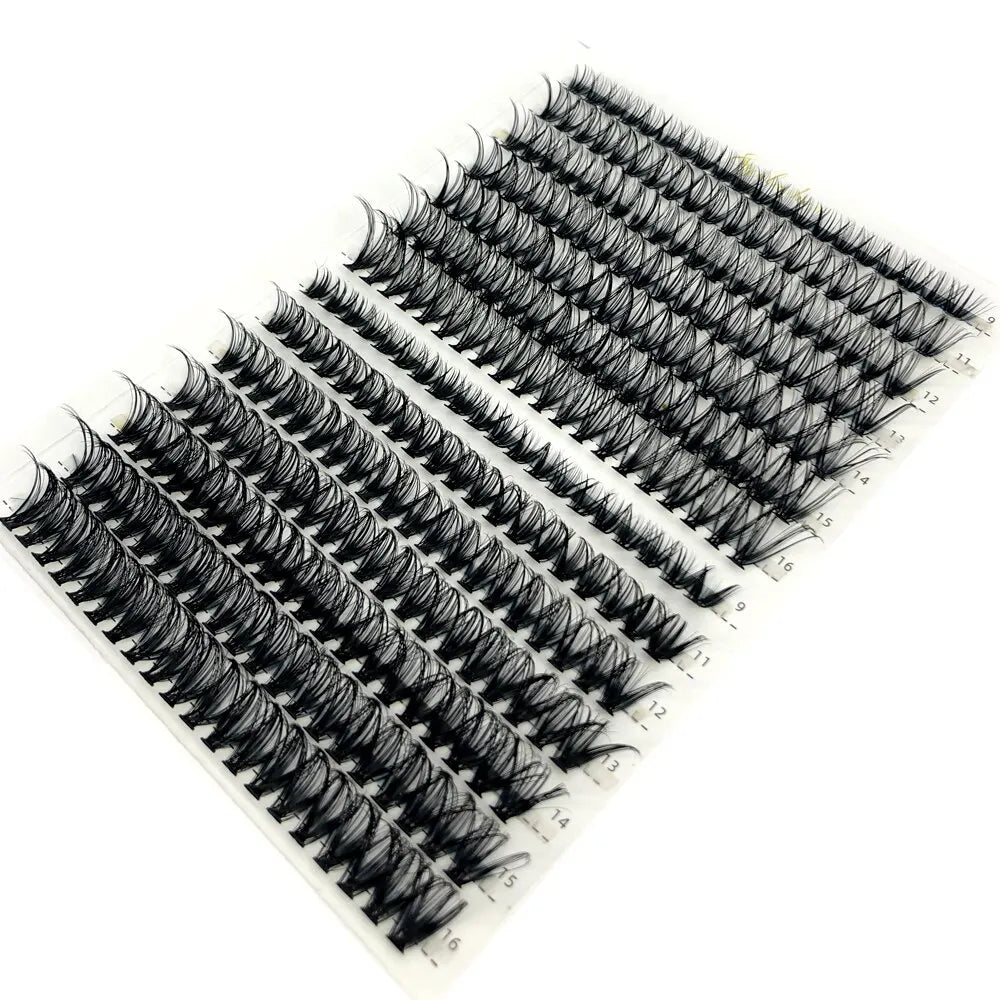 Russian Volume Lash Clusters – Mixed Tray Natural Mink Lashes (30D-80D)