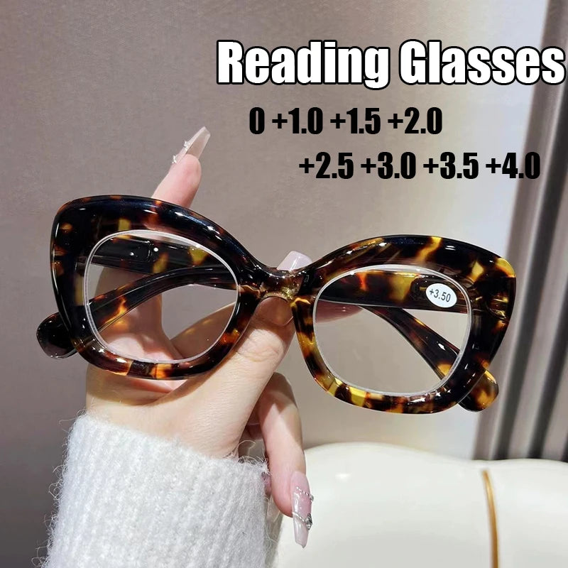 Vintage Finished Presbyopia Glasses Unisex Reading Glasses for Women