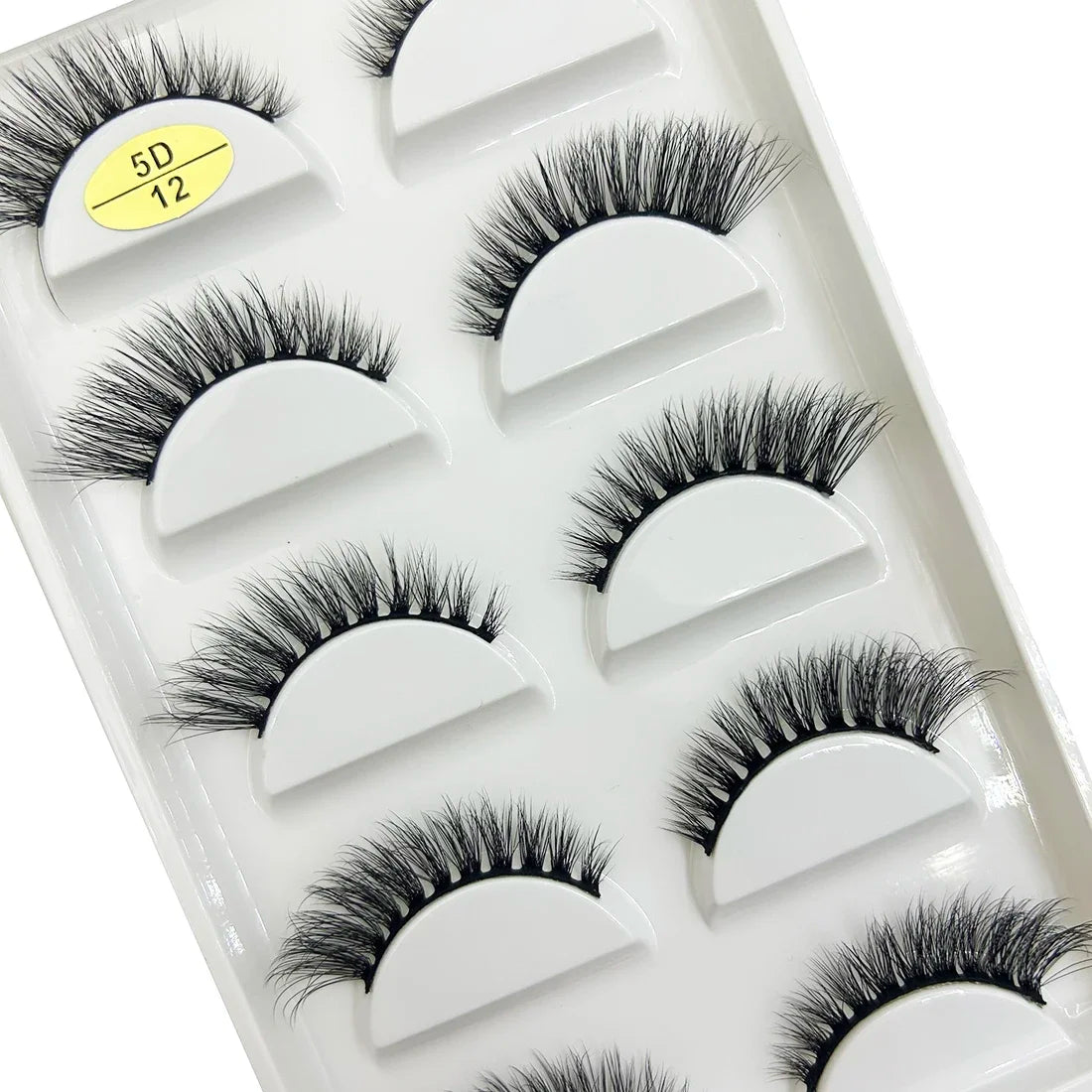 38 Style 5 Pairs Natural 3D Mink False Eyelashes