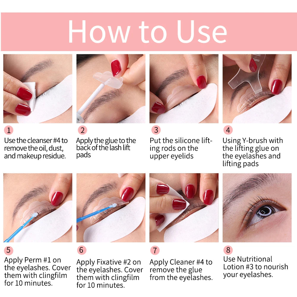 Lasting Curled Eyelash Makeup