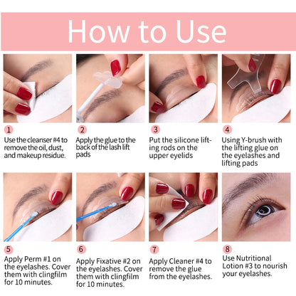 Lasting Curled Eyelash Makeup