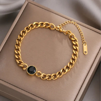 Luxury Gold Chain Bracelet – Durable 316L Stainless Steel Women’s Jewelry