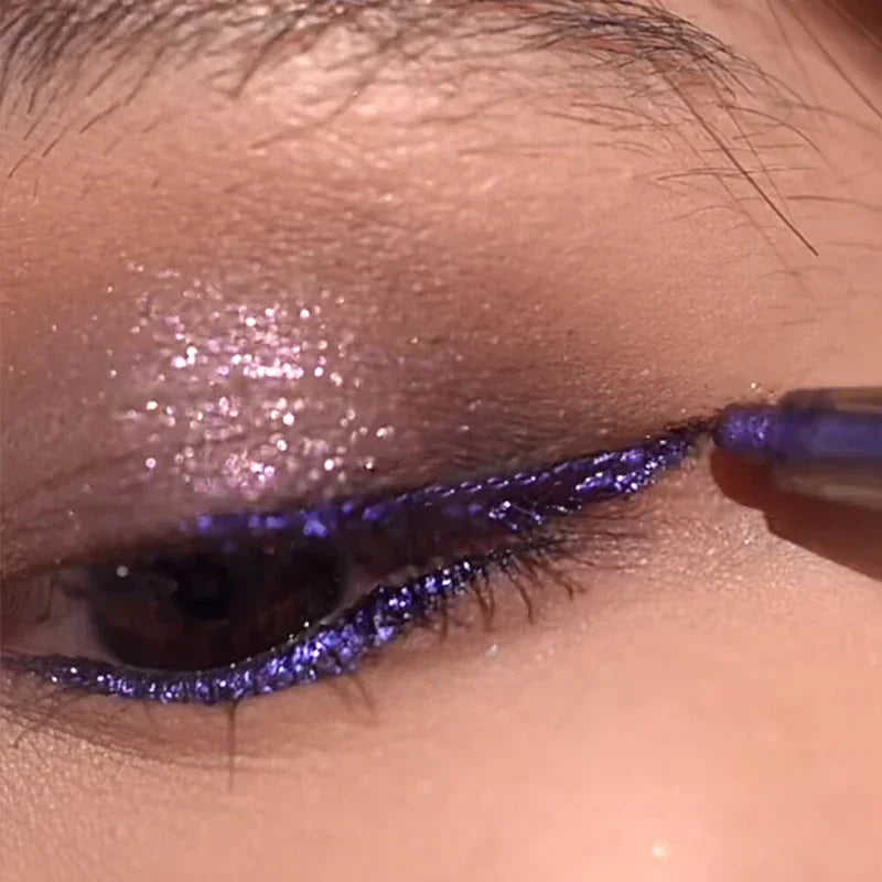 Waterproof Shiny Diamond Eyeliner Pencil: Glittering Pearlescent Eye Makeup