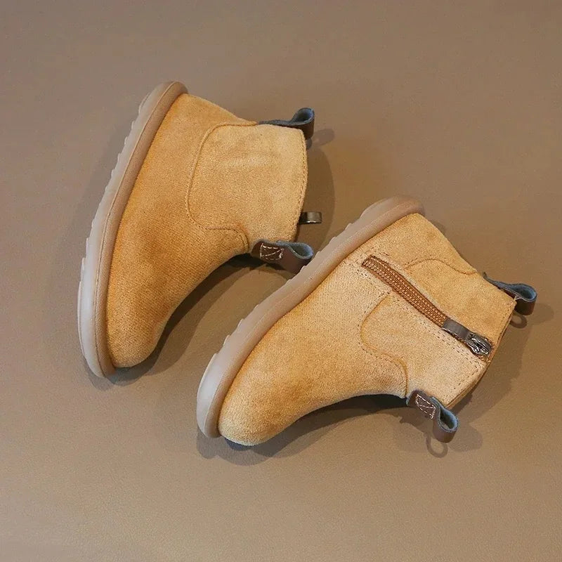 Autumn Winter Suede Ankle Boots for Babies &amp; Toddlers