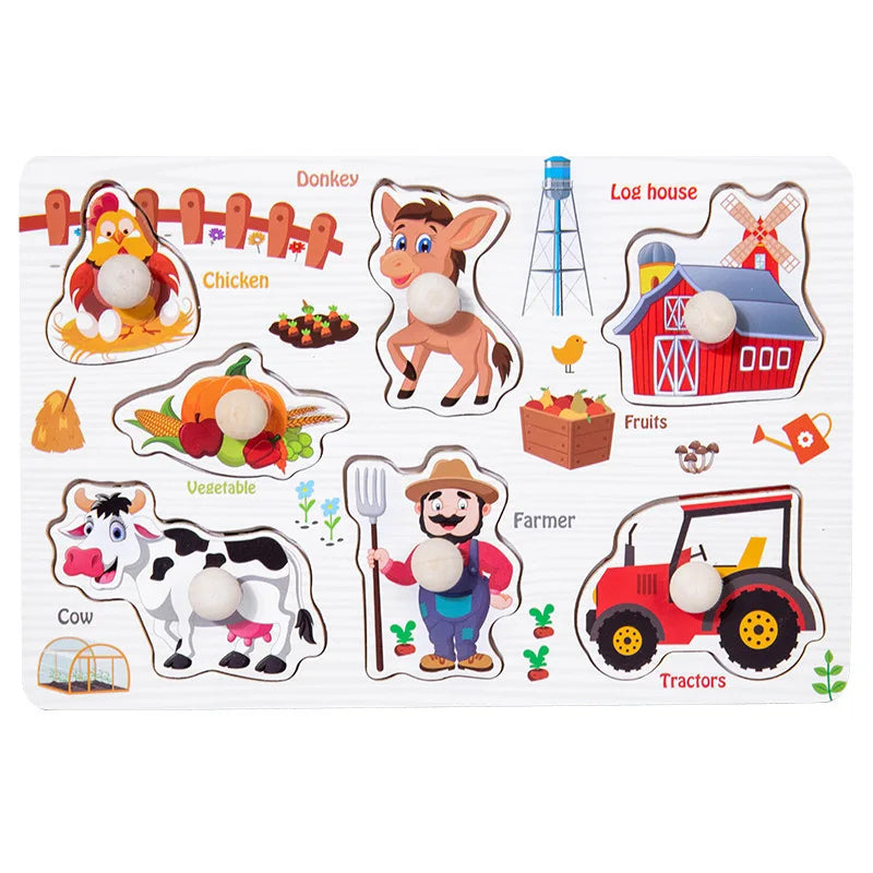 Children’s Wooden Montessori Puzzle