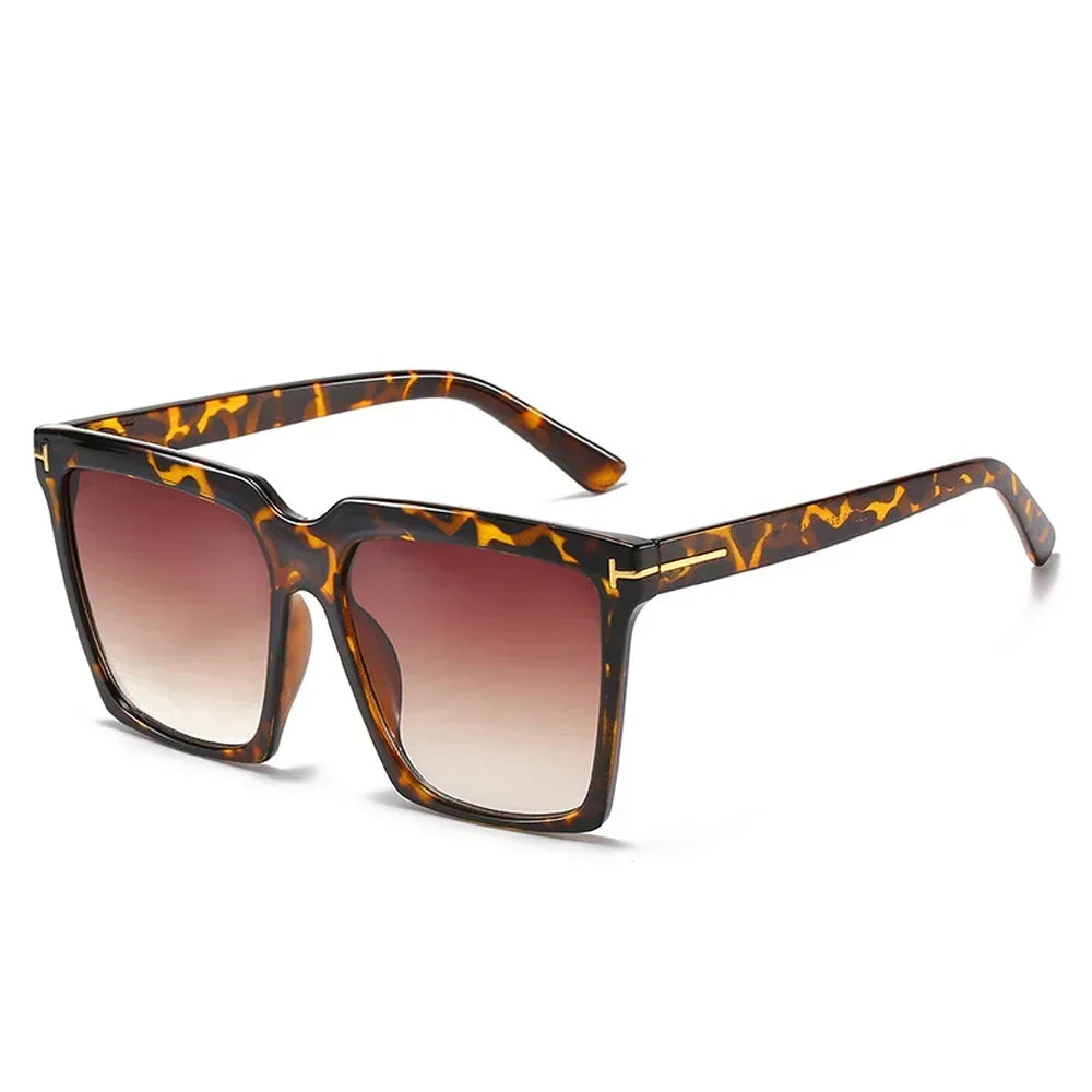Vintage Oversized Square Sunglasses for Women