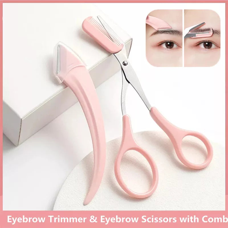 Precision Eyebrow Trimming Set: Professional Grooming Tools