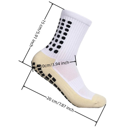 6 Pairs Non-slip Silicone Bottom Sports Socks