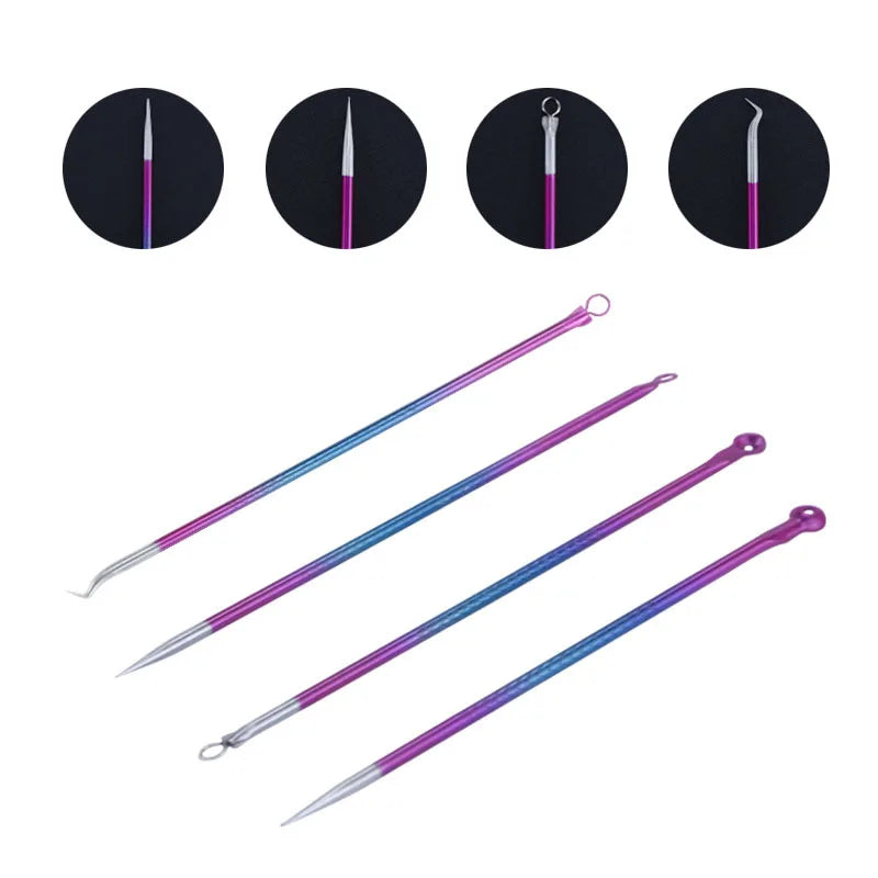 4PCS Acne Blackhead Remover Kit