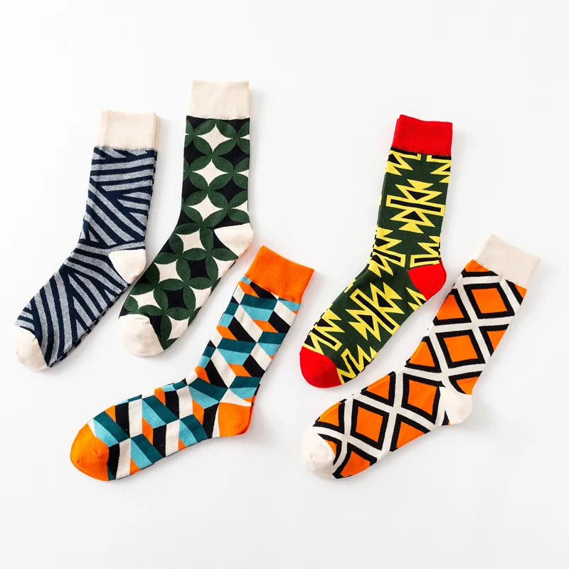 Unisex Happy Street Skateboard Socks