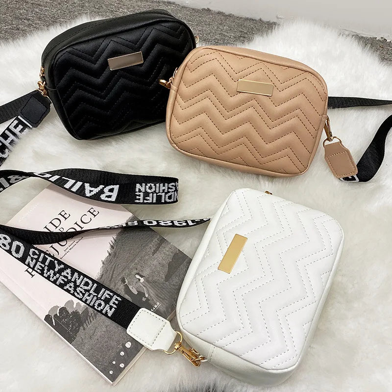 Fashion Wave Pattern Women Shoulder Bag