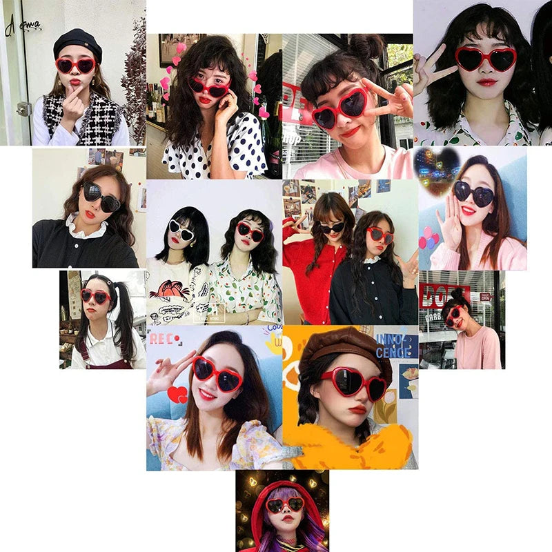 Women’s Heart-Shaped Diffraction Glasses