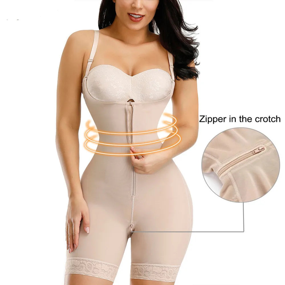 Fajas Colombianas Detachable Straps Full Body Shaper