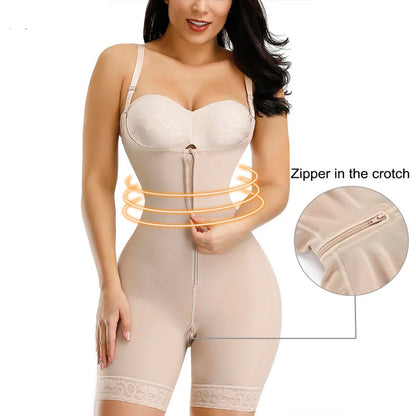 Fajas Colombianas Detachable Straps Full Body Shaper