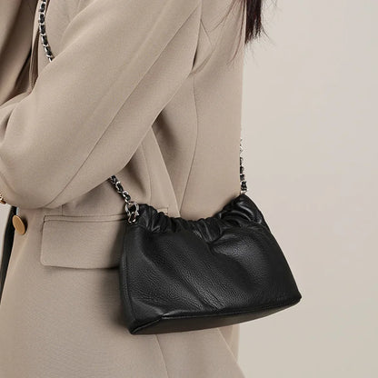 Genuine Leather Cloud Bag for Women