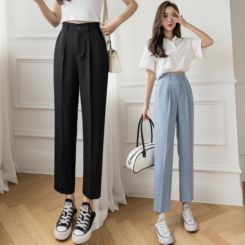 Casual Women Suit Pants